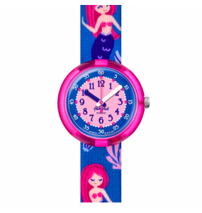 Montre Enfant Flik Flak Seareni en Nylon Bleu Ref FPNP107