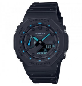 Montre Homme Casio G-Shock en Résine Noir Ref GA-2100-1A2ER