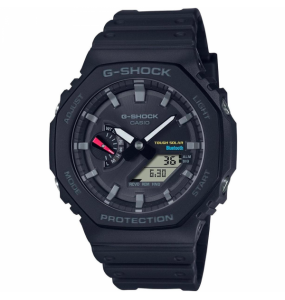 Montre Homme Casio G-Shock en Plastique Noir Ref GA-B2100-1AER