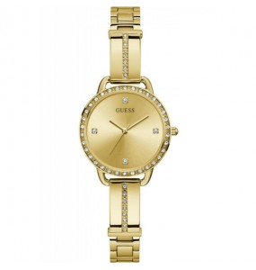 Montre Femme Guess Bellini en Acier Doré Ref GW0022L2