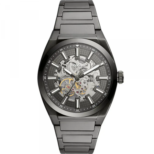 Montre Homme Automatique Fossil Everett en Métal Gris Ref ME3206