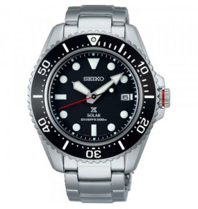 SEIKO PROSPEX QUARTZ SOLAIRE DIVER'S 200M NOIR SNE589P1