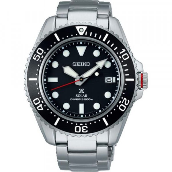 SEIKO PROSPEX QUARTZ SOLAIRE DIVER'S 200M NOIR SNE589P1