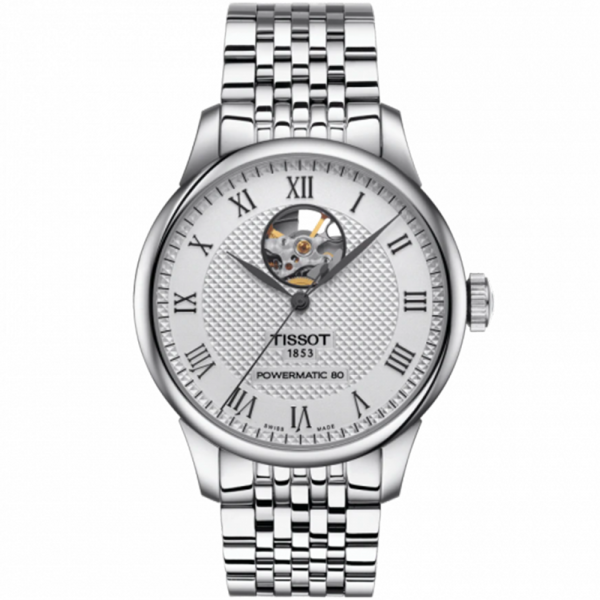 Montre Homme Automatique Tissot Le Locle Powermatic 80 en Métal Argenté Ref T0064071103302