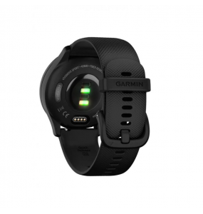 Montre Mixte Connectée Garmin Vivomove Sport en Silicone Noir Ref 010-02566-00