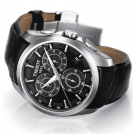 Montre Homme TISSOT Couturier Automatique Chrono Noir - T0356271605100