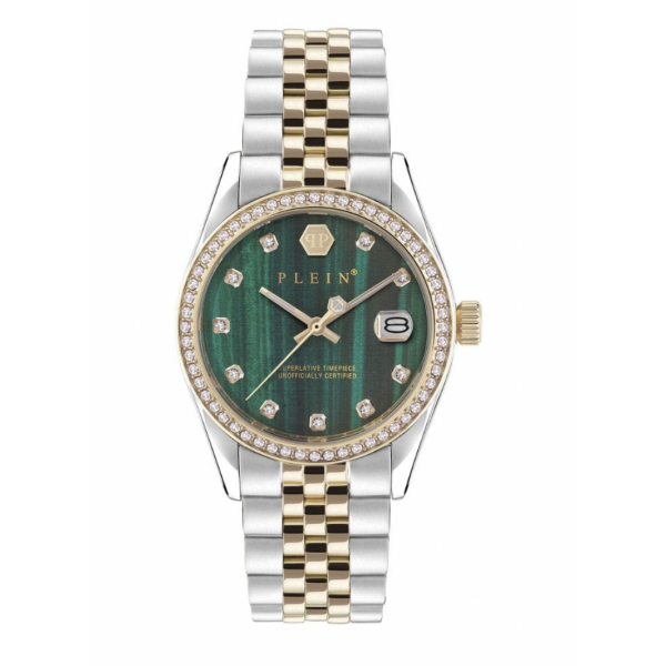 Montre Femme PHILIPP PLEIN Street Couture Bicolore Vert - PWYAA0523