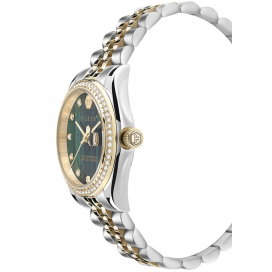 Montre Femme PHILIPP PLEIN Street Couture Bicolore Vert - PWYAA0523