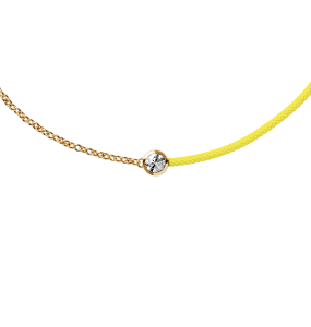 ICE - Jewellery - Diamond bracelet - Chaine et cordon - Yellow