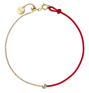 ICE - Jewellery - Diamond bracelet - Chaine et cordon - Red