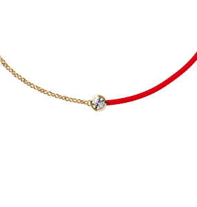 ICE - Jewellery - Diamond bracelet - Chaine et cordon - Red