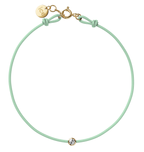 ICE - Jewellery - Diamond bracelet - Cordon - Aqua green