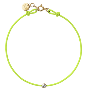 ICE - Jewellery - Diamond bracelet - Cordon - Neon green