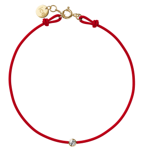 ICE - Jewellery - Diamond bracelet - Cordon - Red