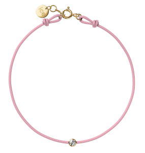 ICE - Jewellery - Diamond bracelet - Cordon - Light pink