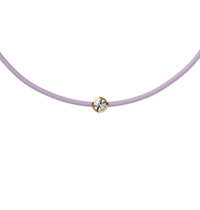 ICE - Jewellery - Diamond bracelet - Cordon - Lilac KID