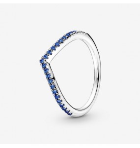 Bague Pandora Vu Bleu Scintillant Pandora Timeless