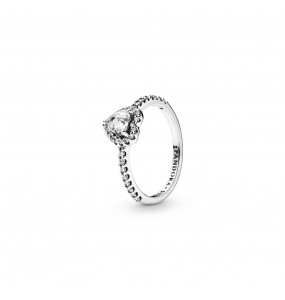 Bague Pandora Coeur Sureleve Argent