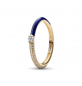 Bague Pandora Double Pavé & Bleue Pandora ME