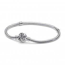 Bracelet Pandora Maille Serpent Fermoir Fée Clochette Moments Disney
