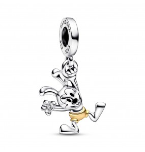 Charm Pandora Pendant Disney 100e anniversaire Oswald avec diamant de synthèse 0.009 ct tw