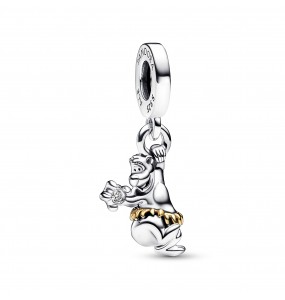 Charm Pandora Disney 100e anniversaire Baloo avec diamant de synthèse 0.015 ct tw