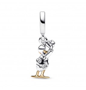 Charm Pandora Pendant Donald Disney 100e Anniversaire avec diamant de synthèse 0.009 ct tw