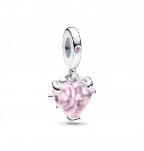 Charm Pandora Pendant Arbre de Vie & Cur Rose