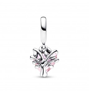 Charm Pandora Pendant Arbre de Vie & Cur Rose