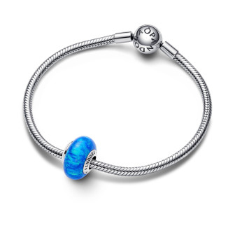 Charm Pandora Bleu Profond Océan Opalescent