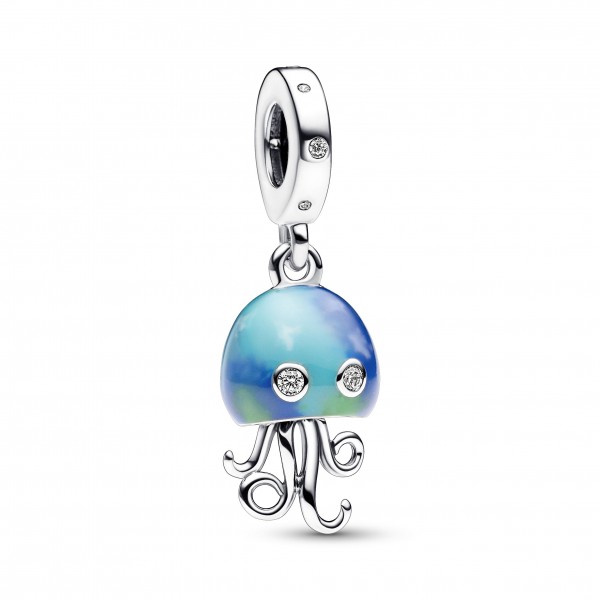 Charm Pandora Pendant Méduse Versicolore