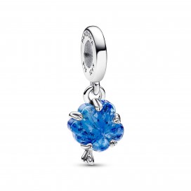 Charm Pandora Pendant Arbre de Vie en Verre de Murano Bleu