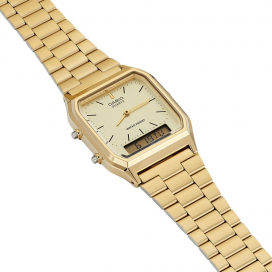 Montre Homme CASIO Vintage Acier Doré - AQ-230GA-9DMQYES
