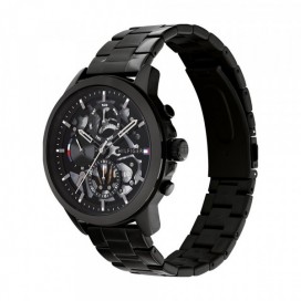 Montre Homme TOMMY HILFIGER Henry Squelette Acier Noir - 1710478