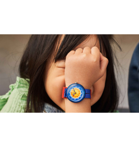 Montre Enfant Flik Flak Retro Blue bracelet PET recyclé FBNP187
