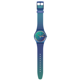 Montre Femme Fade To Teal SWATCH Bleu - SO29N708