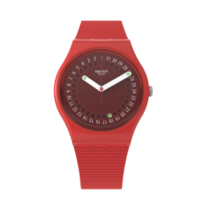 Montre Mixte SWATCH Cycles In The Sun Rouge - SO28R400