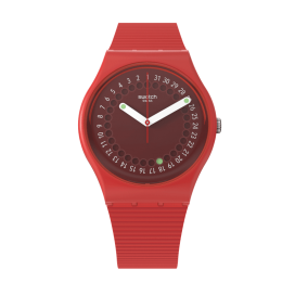 Montre Mixte SWATCH Cycles In The Sun Rouge - SO28R400