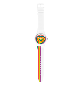 Montre Mixte SWATCH Beating Love Multicolores - SUOW171
