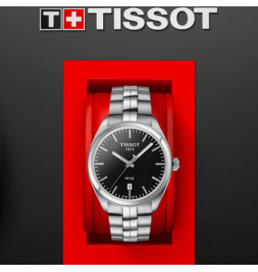 Montre Homme TISSOT PR 100 Noire bracelet Acier - T1014101105100