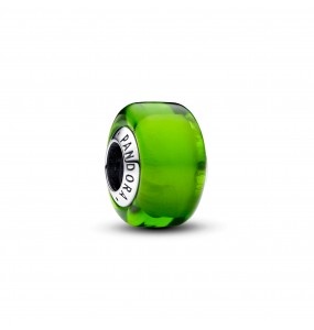 Charm Pandora verre de Murano vert