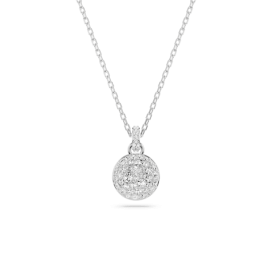 Swarovski - Collier et Pendentif Meteora, Métal rhodié - Ref 5683446
