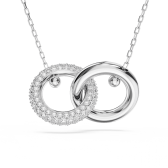 Swarovski - Collier et Pendentif Dextera, Métal rhodié - Ref 5670251