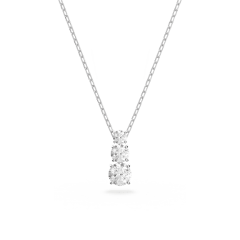 Swarovski - Collier et Pendentif Attract Trilogy, Métal rhodié - Ref 5414970