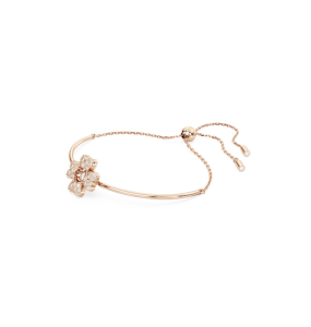 Swarovski - Bracelet Idyllia, Trèfle à quatre feuilles doré rose - Ref 5674487