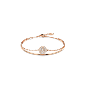 Swarovski - Bracelet-jonc Meteora doré rose - Ref 5683452