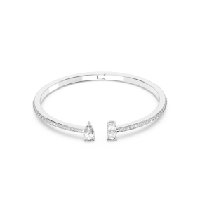 Swarovski - Bracelet jonc Attract argenté - Ref 5556912