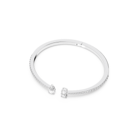 Swarovski - Bracelet jonc Attract argenté - Ref 5556912