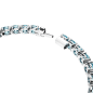 Swarovski - Bracelet Matrix Tennis, Métal rhodié - Ref 5648928