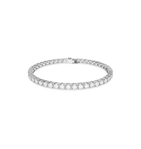 Swarovski - Bracelet Matrix Tennis, Métal rhodié - Ref 5648938